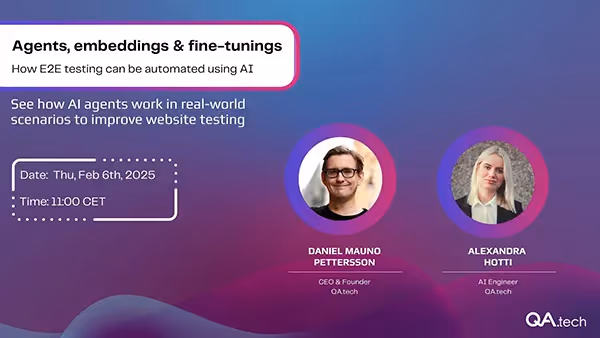 Agents, Embeddings & Fine-Tuning: Automating E2E Testing with AI